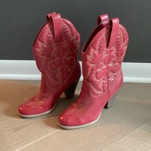 Red Cowboy Boots